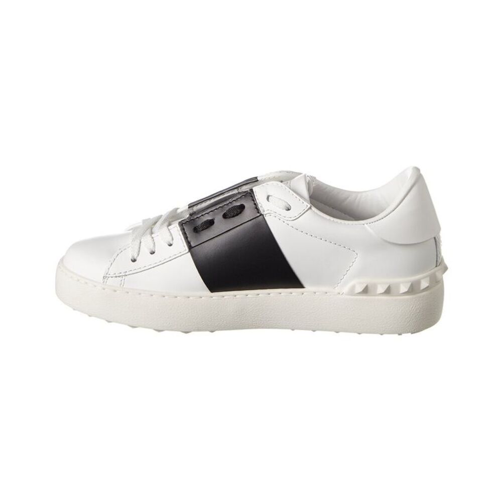 Valentino Rockstud Open Leather Sneaker - Picture 2 of 5